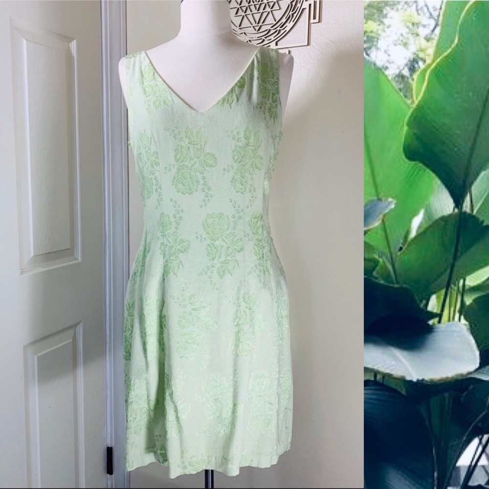 Nicole Miller sleeveless Vintage silk dress